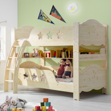 (한정수량특가/익일배송) 앤디분리형원목이층침대프레임(매트리스업그레이드)