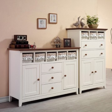 (익일배송) 투톤라탄서랍장54