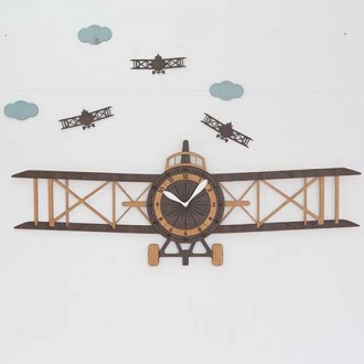 프로펠러비행기벽시계