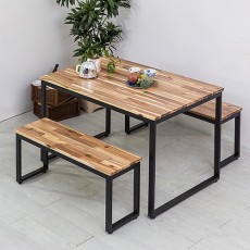 제이스아카시아원목4인식탁세트