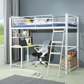 (10%즉시할인/익일배송) 뉴토리노철제벙커침대프레임(원목발판증정/매트리스업그레이드)