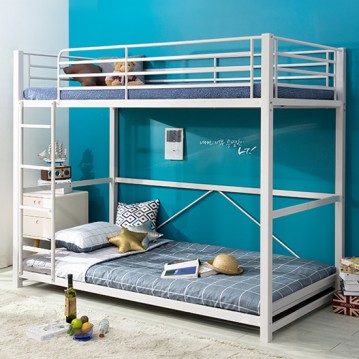 (8%즉시할인/익일배송) 토리노철제이층침대프레임(원목발판증정/매트리스업그레이드)