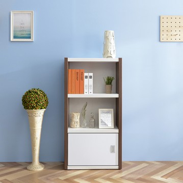 안젤라3단책장키낮이도어형600