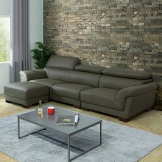 (익일배송) 에반고급가죽4인용쇼파