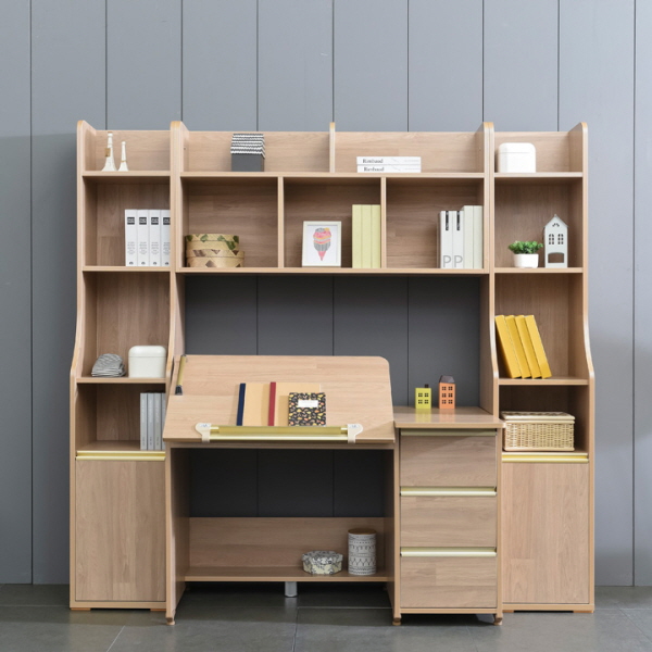 레이각도조절1인책상풀세트(핑크/그린/애쉬)(사은품:LED센서바증정)