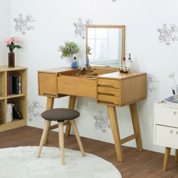 (익일배송) 에보니아 모던 화장대