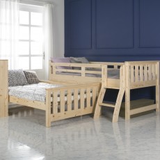 (5%추가할인/익일배송) 해리이층침대프레임(사다리증정)