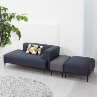 (익일배송/한정수량) 퍼즐2인용쇼파의자(스툴세트)