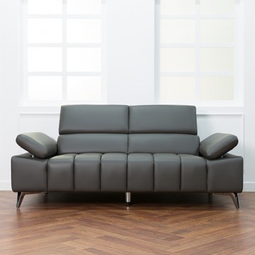 (단독특가/익일배송)릴렉스천연면피가죽3인용쇼파