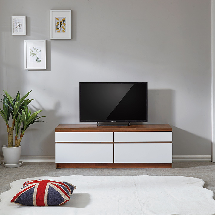 폴드2단거실장1200