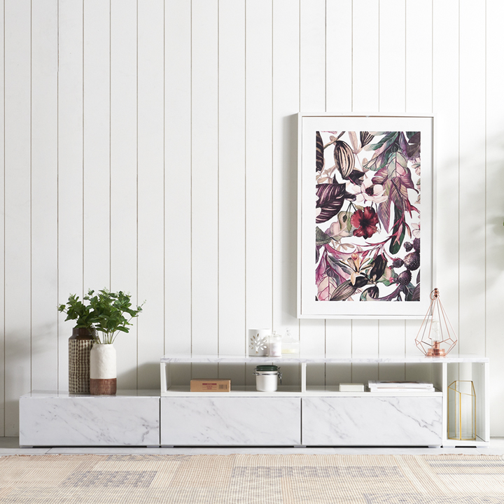 (착불) 라파엘확장형거실장세트