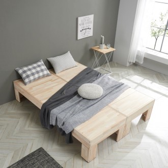 (착불) 그로브편백나무침대프레임(슈퍼싱글/퀸)
