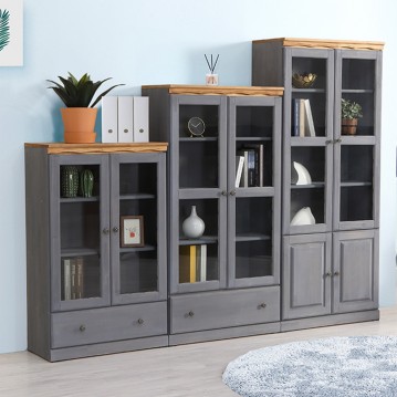 헤일리미송원목장식장(1200/1500/1800)