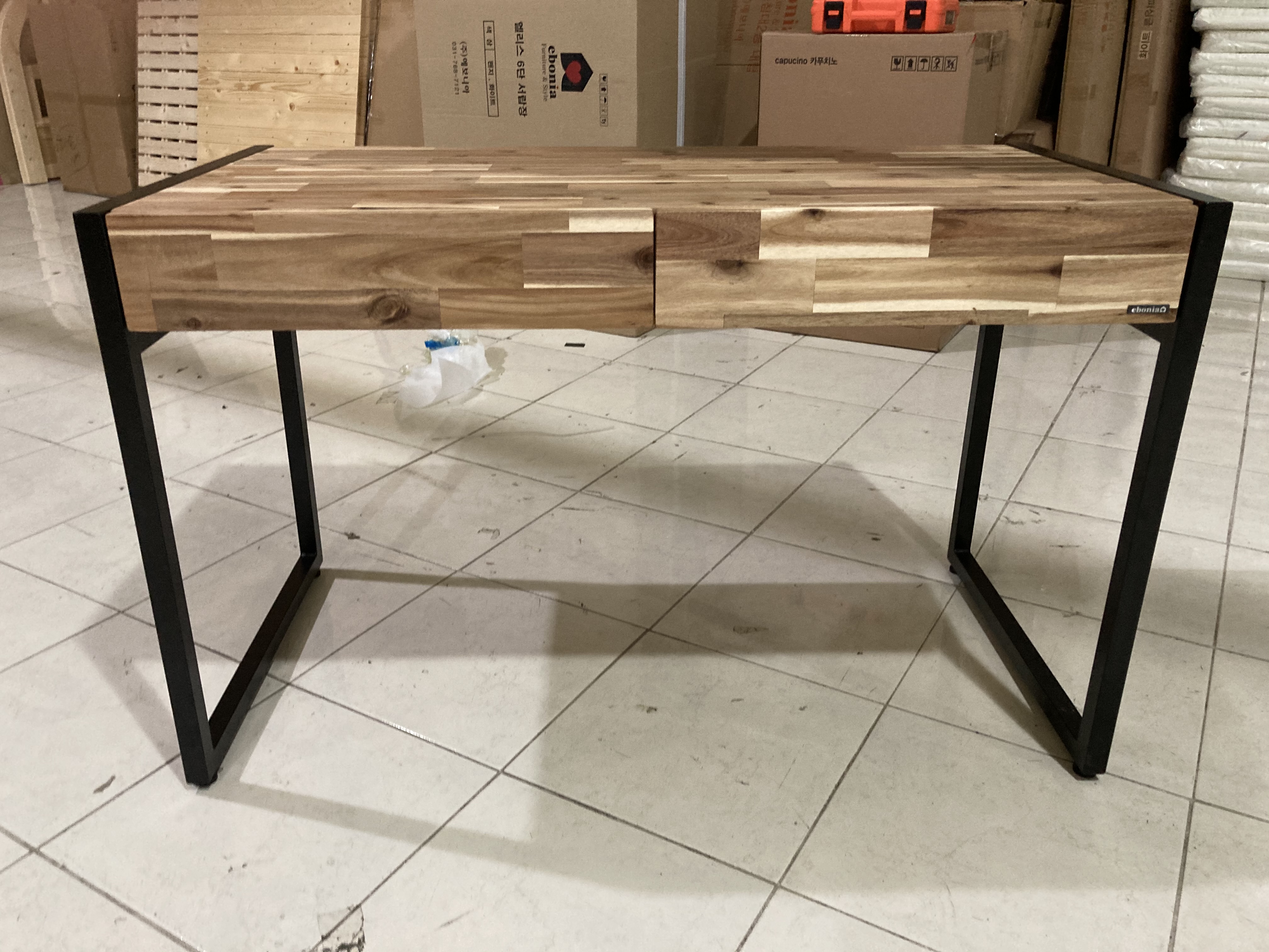 [B등급] 20200530-s2 제이스 아카시아 고급원목 책상 1200