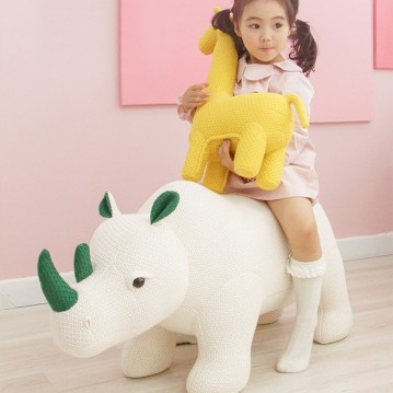 에보니아 아띠추추 동물인형 1인용/2인용 스툴 흔들의자 애착인형 하우스 책상 의자 무료설치