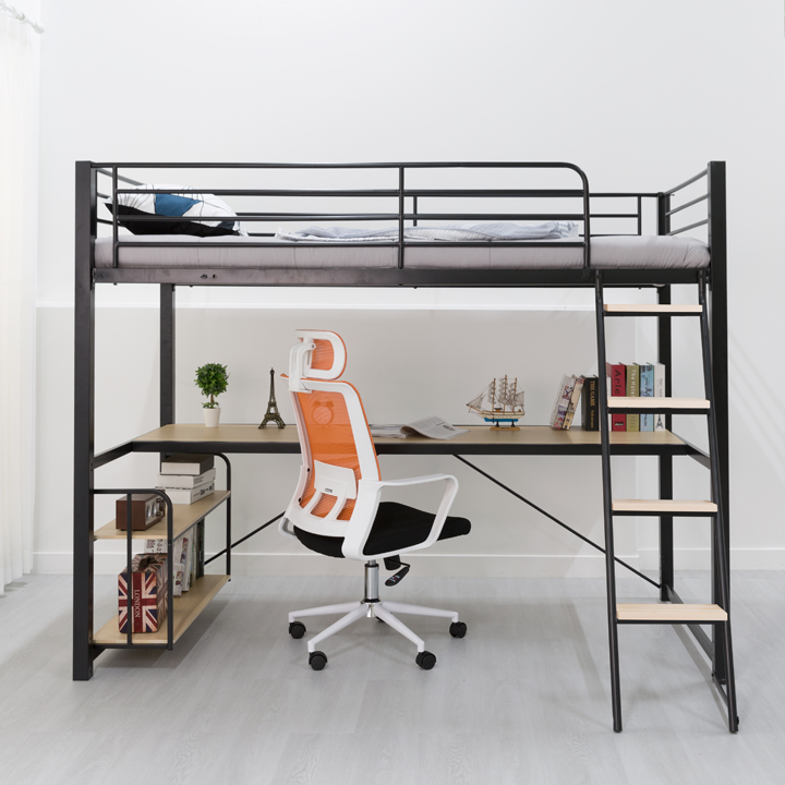 (8%즉시할인/익일배송) 뉴토리노철제벙커침대프레임(세트구성)(원목발판증정/매트리스업그레이드)