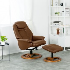 (익일배송) 리볼브회전리클라이너1인용의자(풋스툴포함)