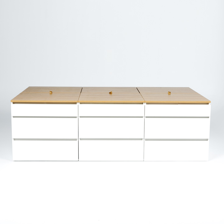 (착불) 데니스수납평상형SS침대프레임기본형(DNSS01)