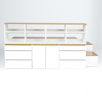 (착불) 데니스수납평상형SS침대프레임(DNSSET10)