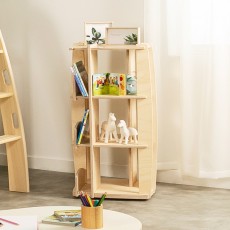 루루자작나무회전책장