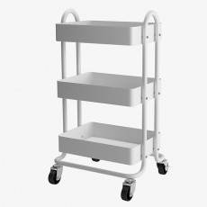 (택배배송) 반스이동식3단트롤리