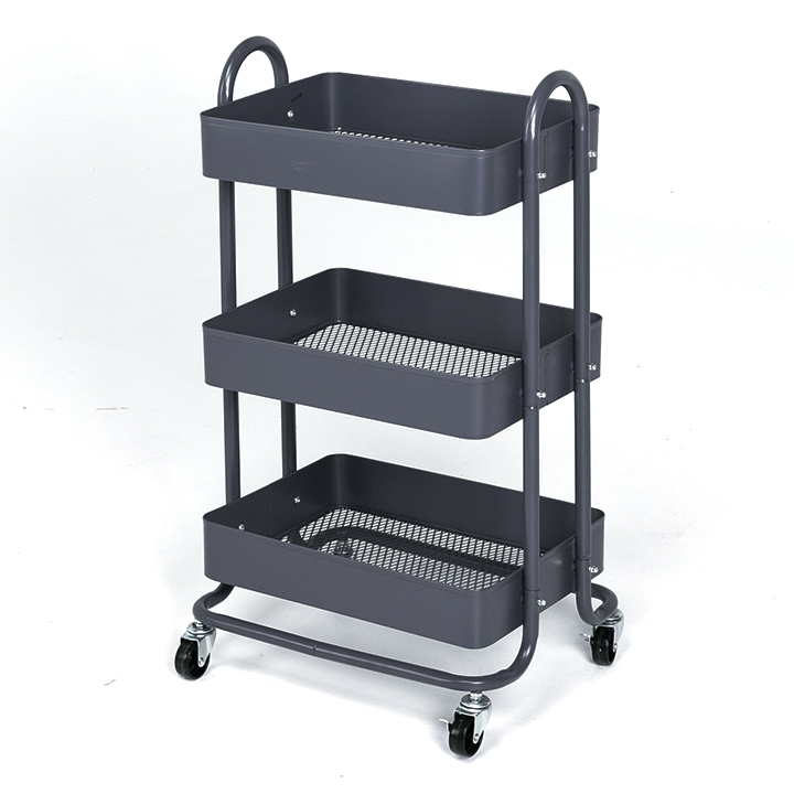 (택배배송) 반스이동식3단트롤리