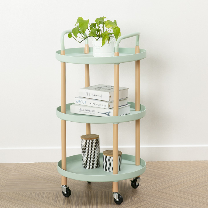 (한정수량특가/택배배송) 카더라운드3단트롤리