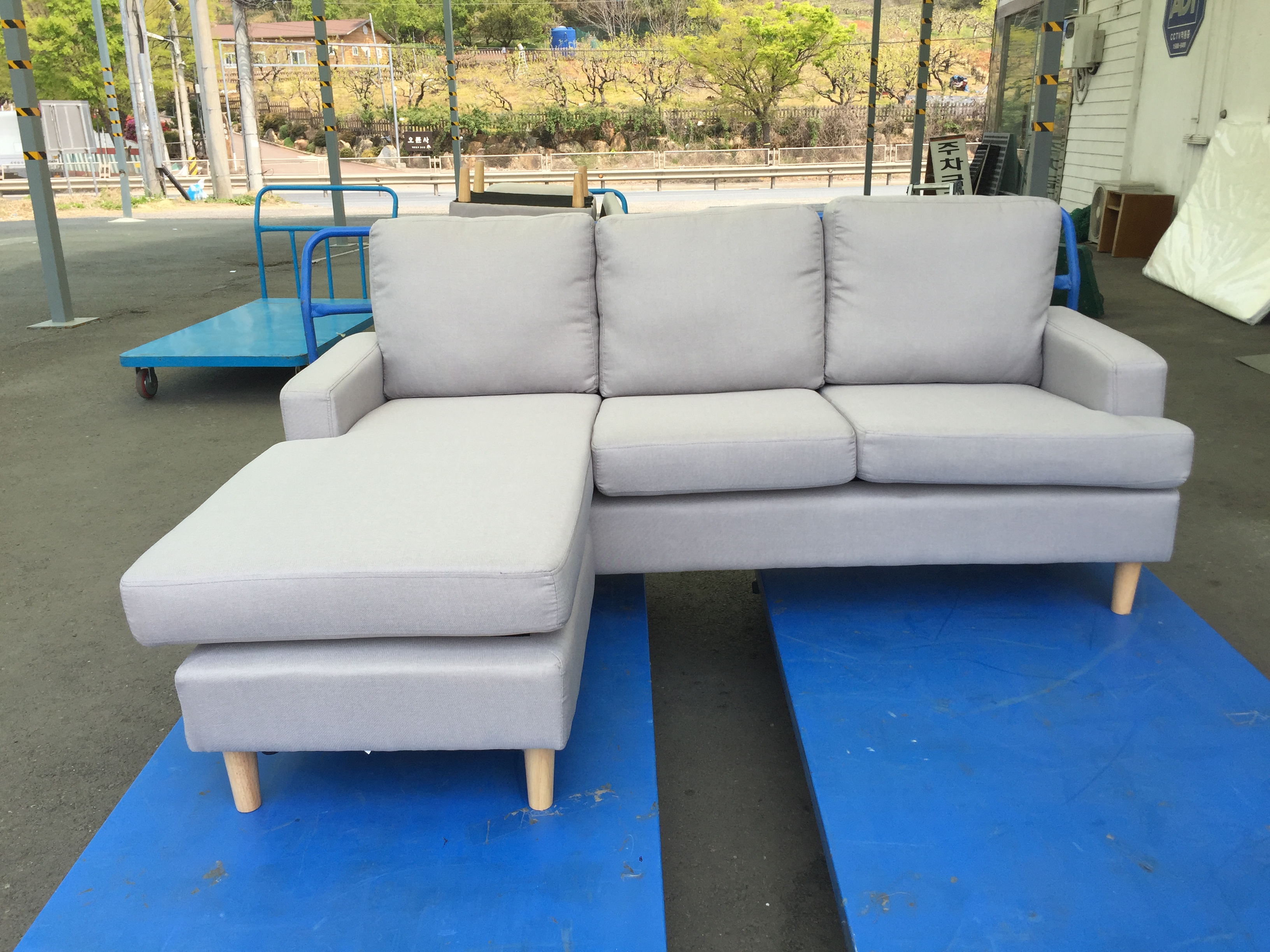 [B등급]20200416-s2 제니카우치패브릭소파_그레이