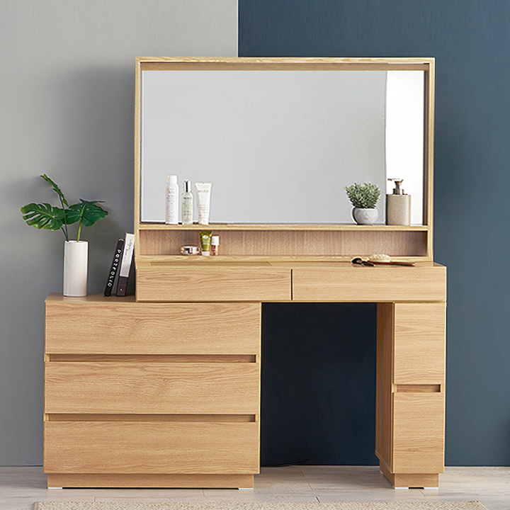 (착불) 아일로수납화장대세트800(일반거울)