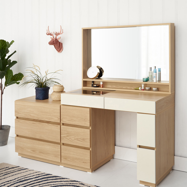 (착불) 아일로와이드화장대(일반거울/조명거울/세럽조명거울)