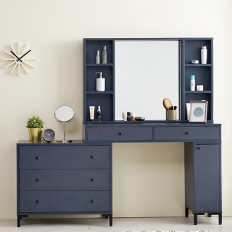 (착불) 아이비수납화장대세트(일반거울)