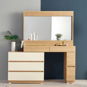 (착불) 아일로수납화장대세트800(조명거울)