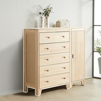 (착불) 에셔뉴송원목5단서랍장