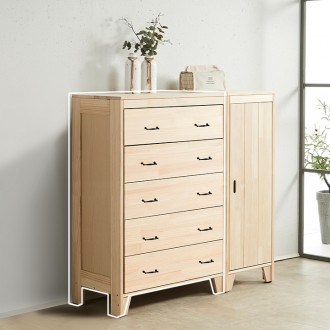 (착불) 에셔뉴송원목5단서랍장