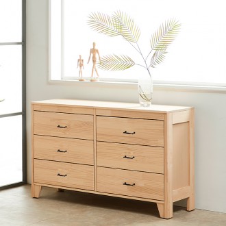 (착불) 에셔뉴송원목와이드3단서랍장