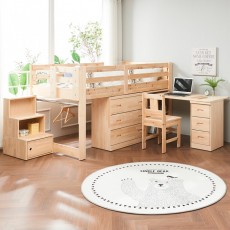 (착불) 스페이스뉴송원목책상벙커침대(싱글/슈퍼싱글)