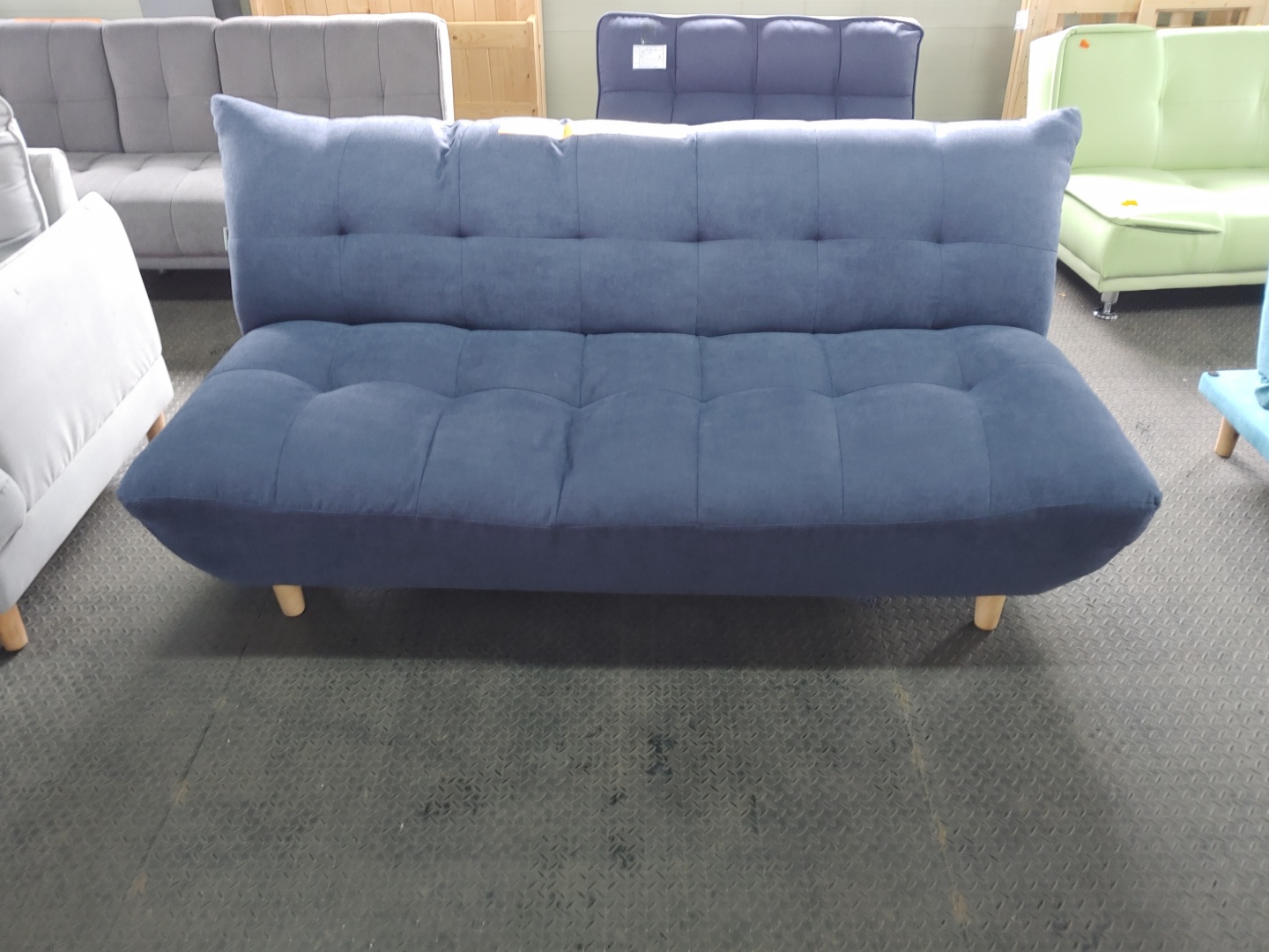 [B등급] 210216-13 티파니3인쇼파패브릭_블루