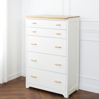 하리쉬3자5단원목서랍장(내추럴)