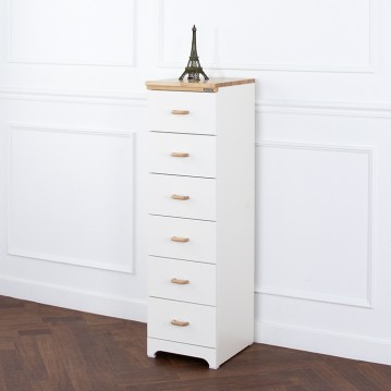 하리쉬6단미니원목서랍장