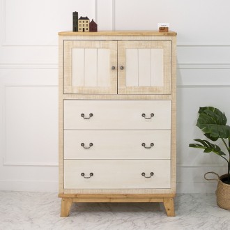 로망스원목양문서랍장