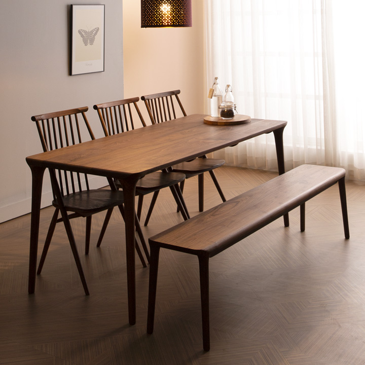 프레월넛사각식탁테이블(1400/1800/2100)