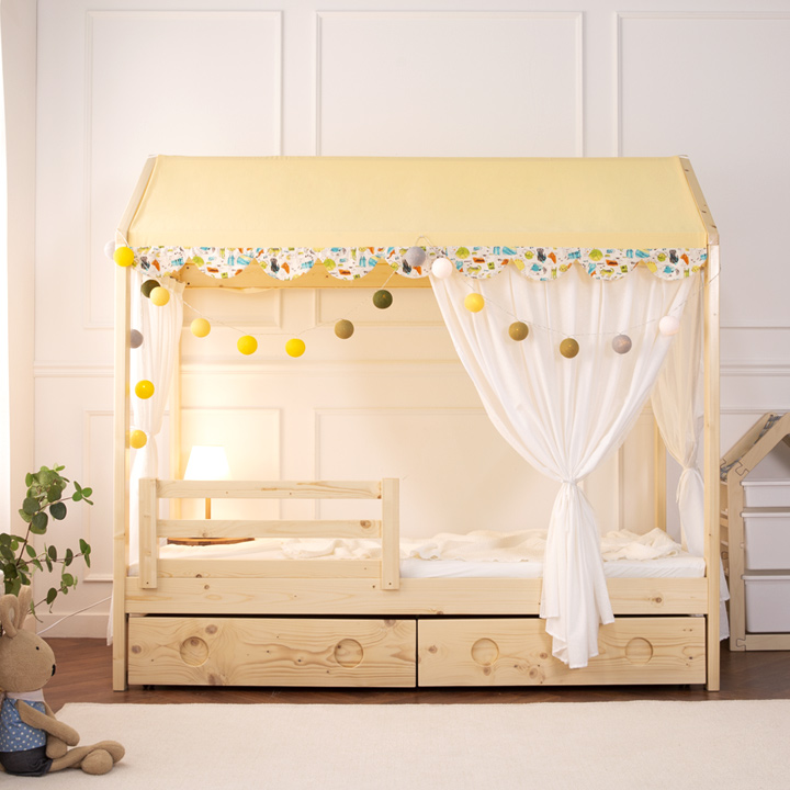 (안전가드증정) 다비하우스원목침대(싱글)