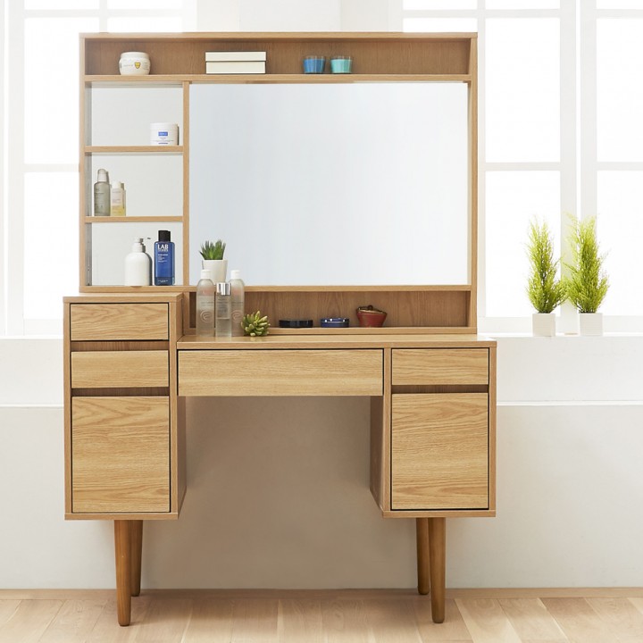 에바수납화장대(일반거울/조명거울)