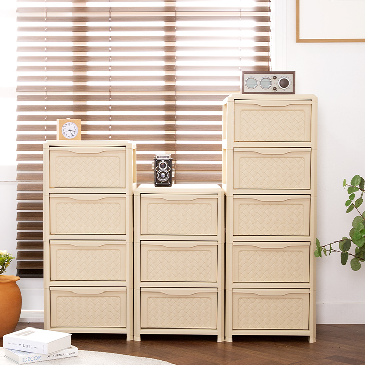 비비슬림형서랍장(3단/4단/5단)