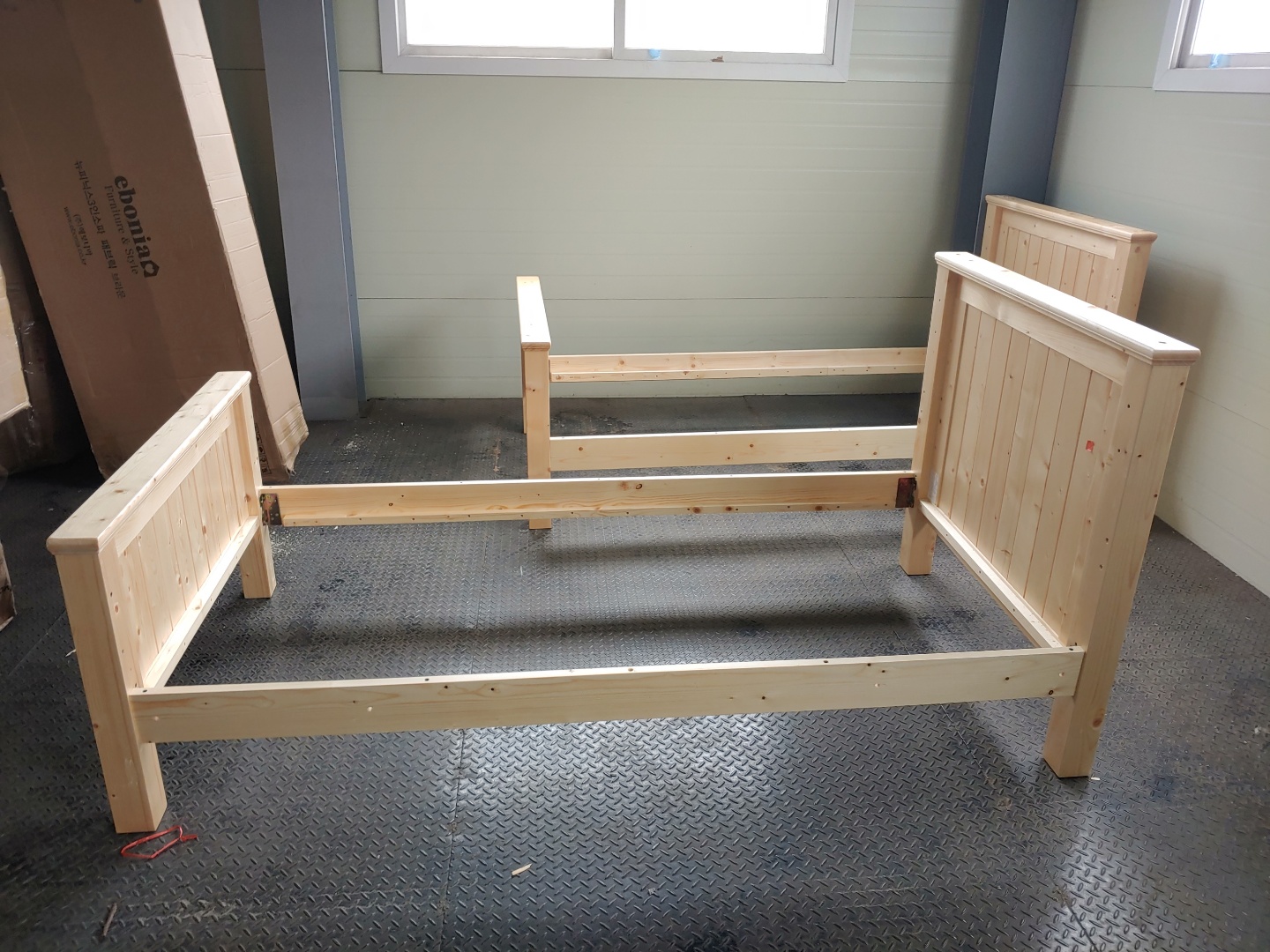 [B등급] 210531-4(OP-2) 스마트단층침대 싱글프레임