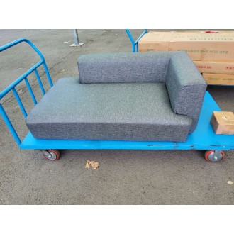 [B등급] 20210629-s10 119 퍼즐패브릭룩방수가죽2인소파의자_좌형_그레이