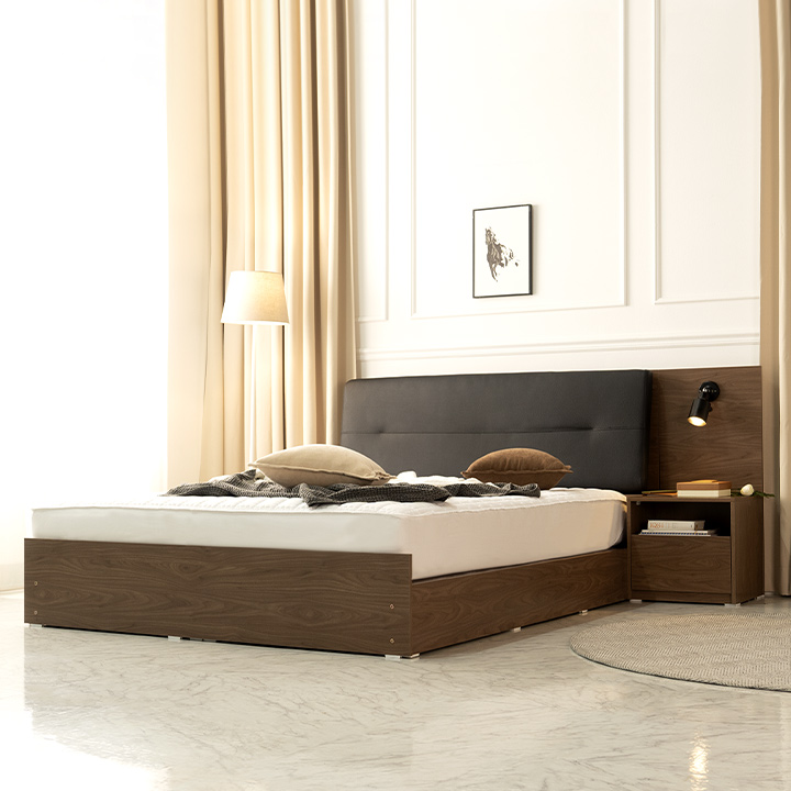 (착불) 타임호텔형가죽수납침대(퀸)