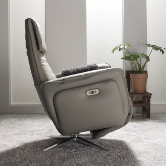 기네스전동라운지회전리클라이너(천연면피소가죽)