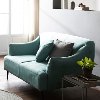 (착불) 아더아쿠아스웨이드2인용쇼파