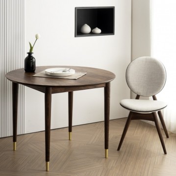 루체호두나무원형식탁(1000/1100/1200)